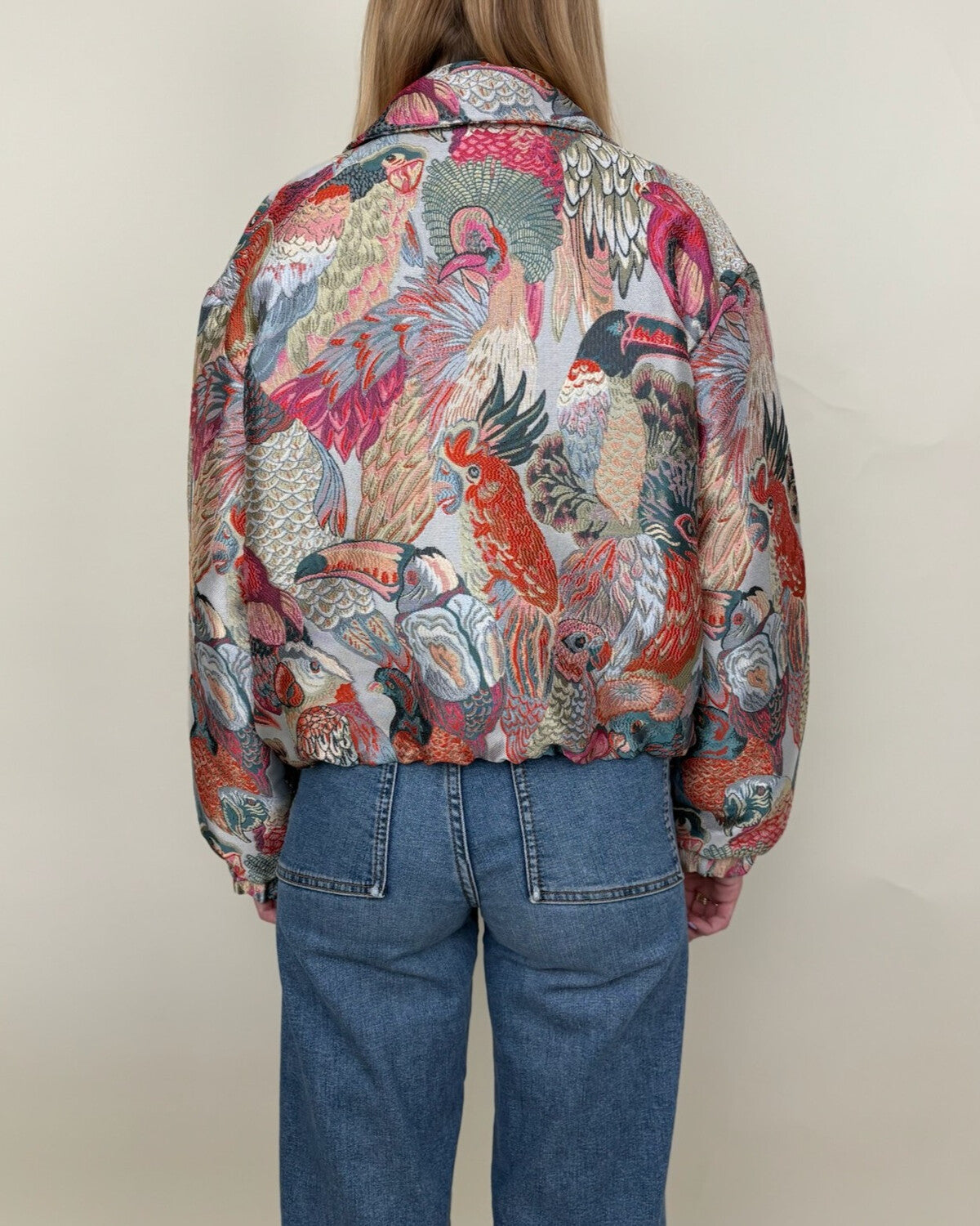 Jacquard Bomber Jacket