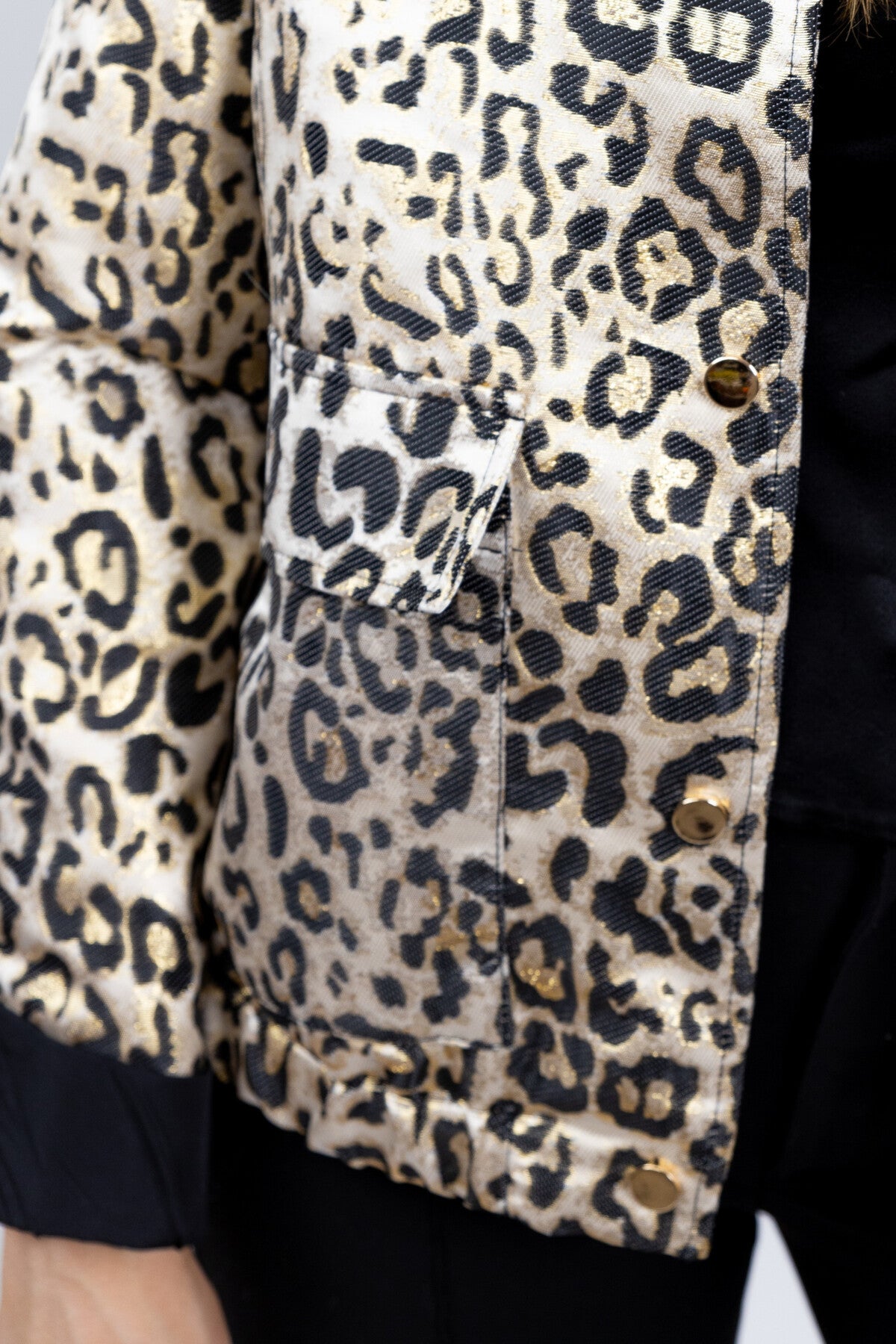 Metallic Leopard Jacket