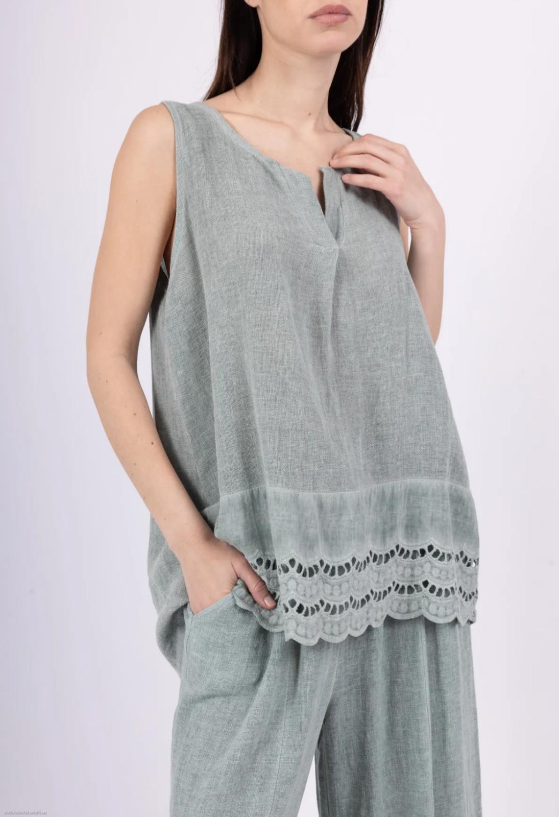 Julie Linen Top