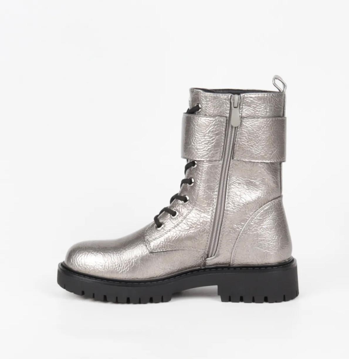 Lizzy Silver Boot