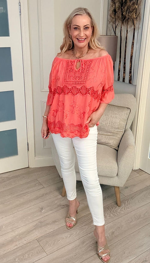 Coral Crush Top