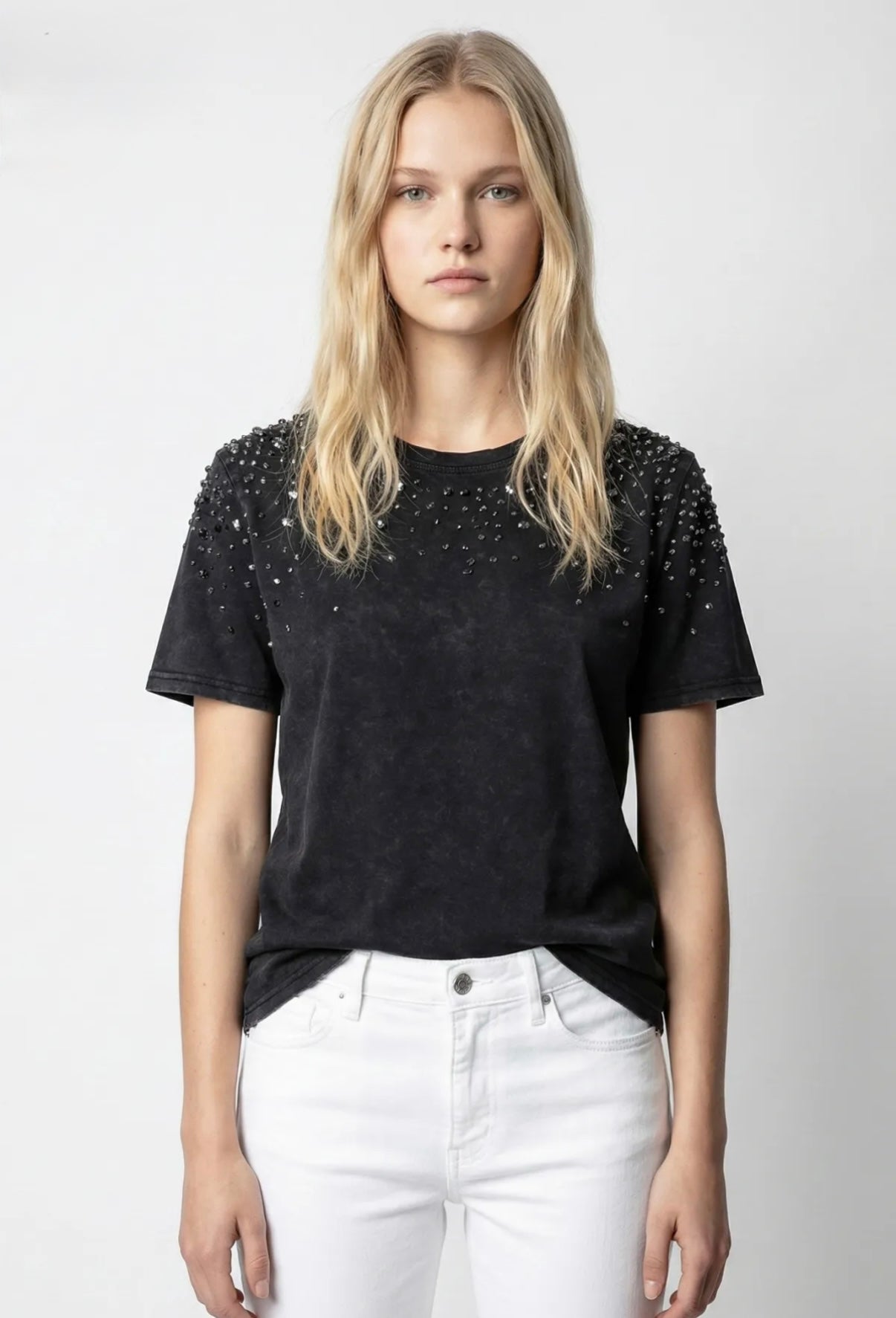 Gigi T-shirt with Diamonds