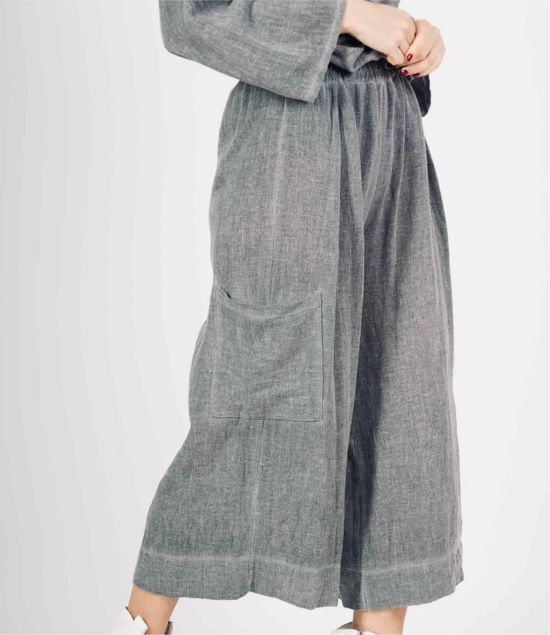 Jilly Linen Wide-Leg