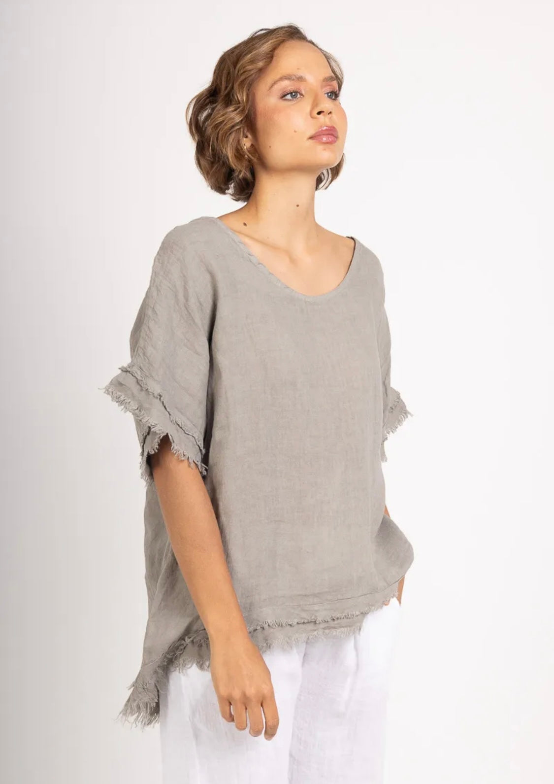 Emilia Linen Top