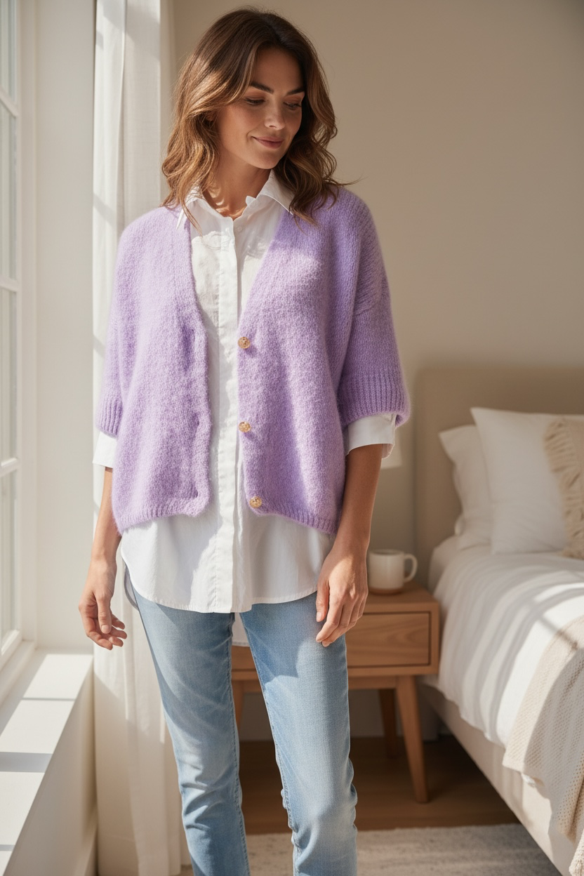 Lilac Cardigan