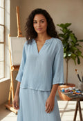 Linen Bali Top
