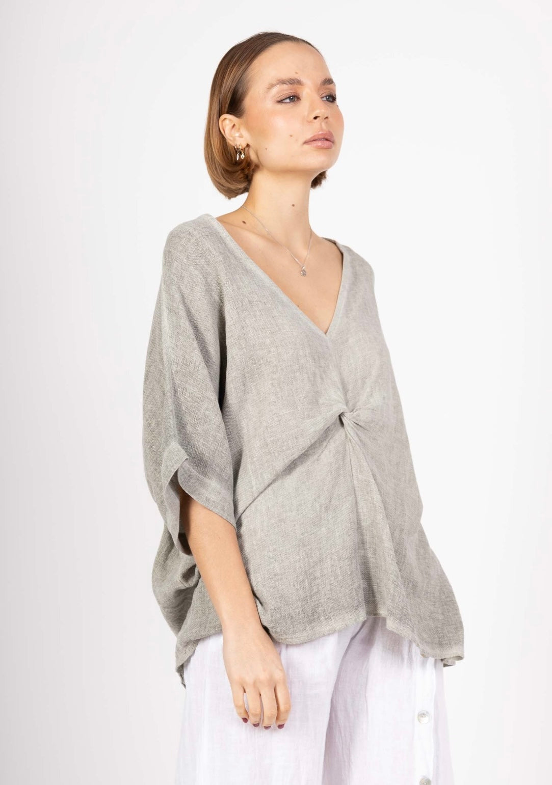 Linen Knot Top