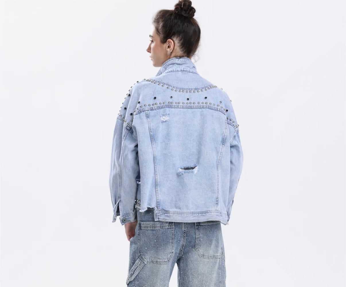 Studded Denim Jacket