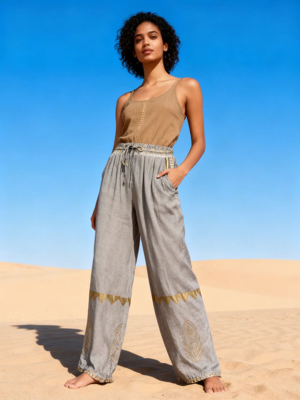 Gold Drift Trousers