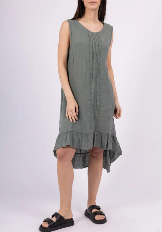 AYLA Linen Dress