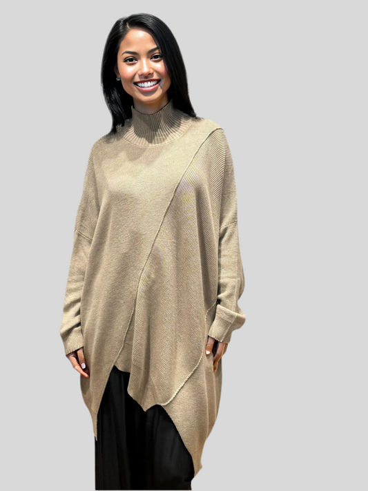 Asymmetrical Knitted Jumper