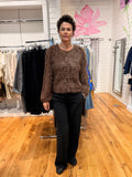 Brown Shaggy Jacket (with silver)