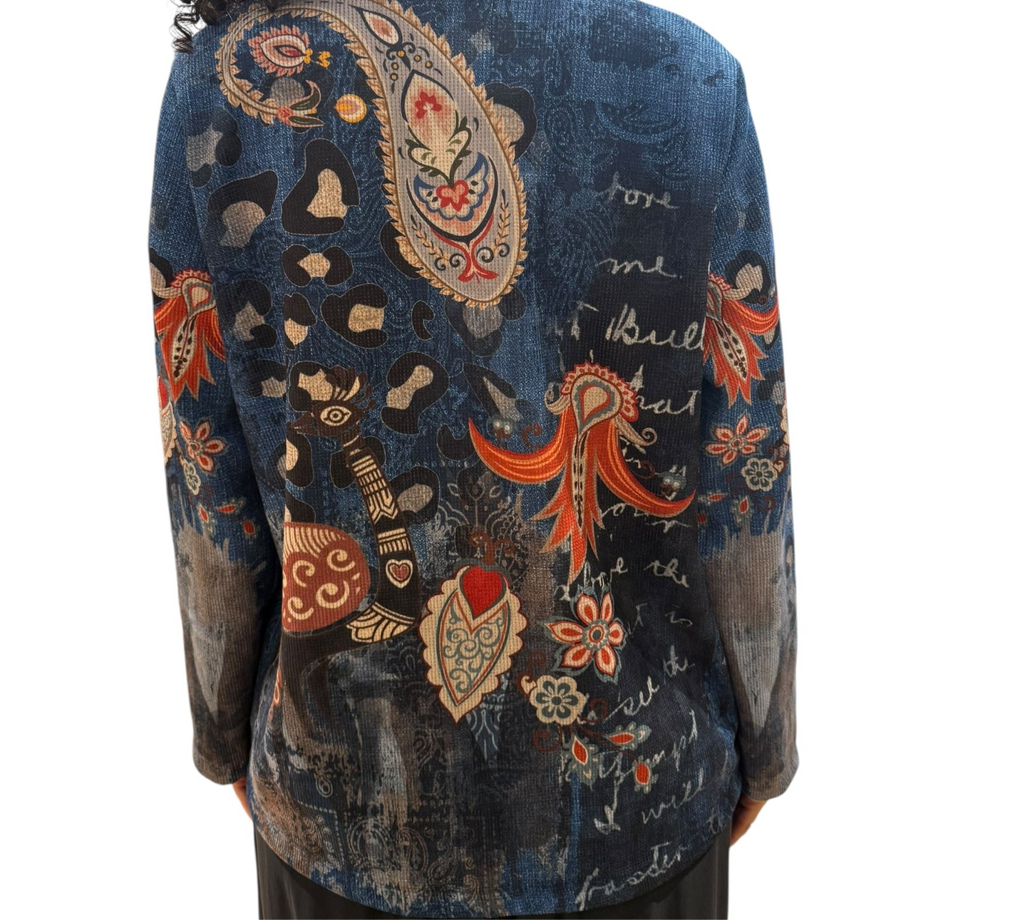 Peacock Printed Soft Blazer