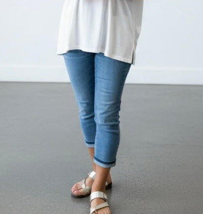 Laura Cropped Denim Jean