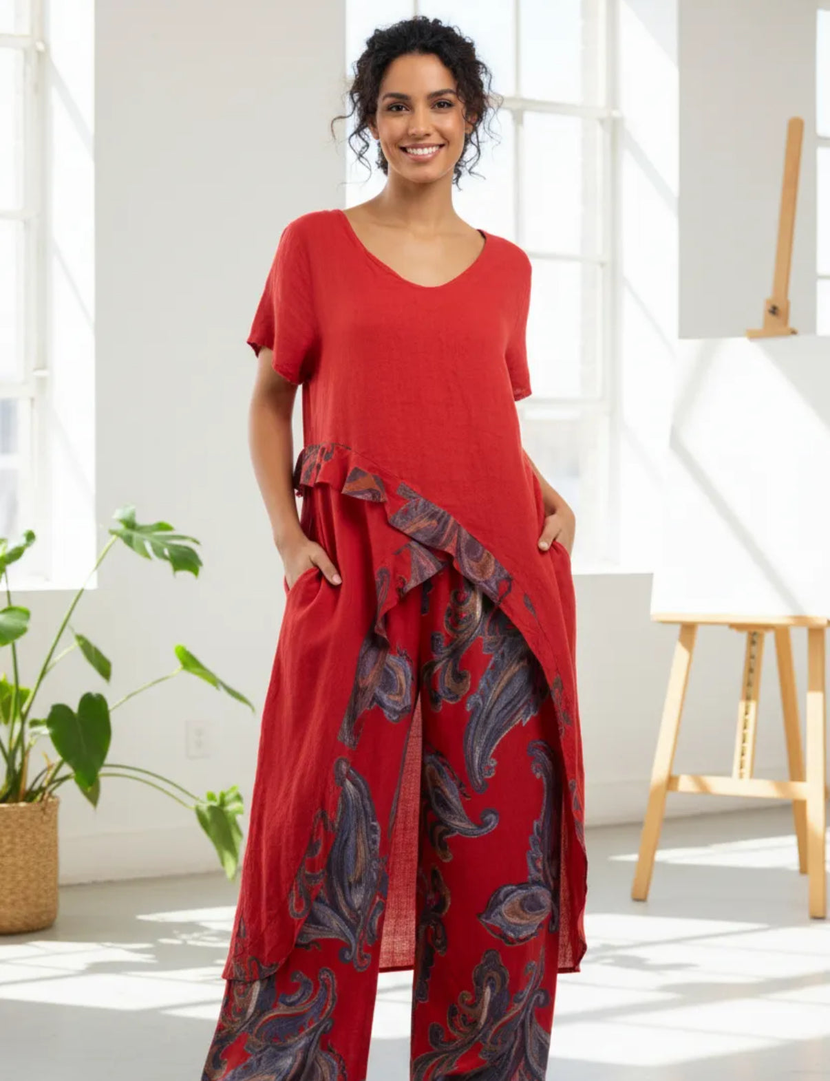 Amelie Linen Tunic