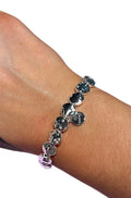 Hammered Disc Bracelet