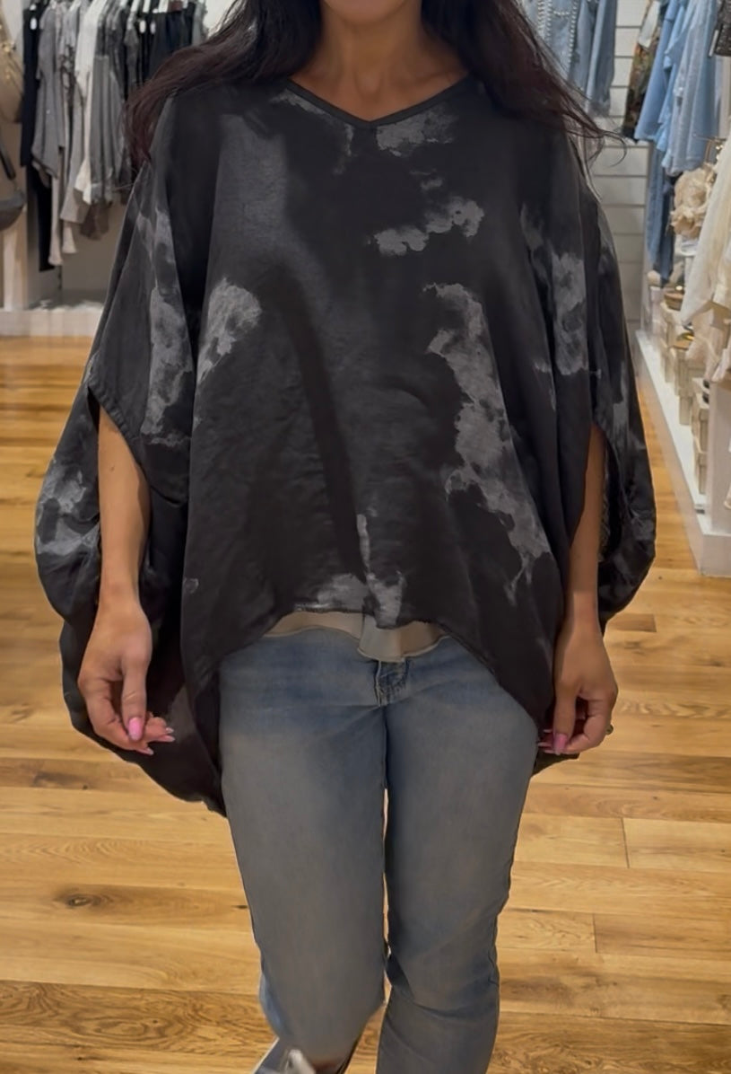 Plaza Tie Dye Linen Top