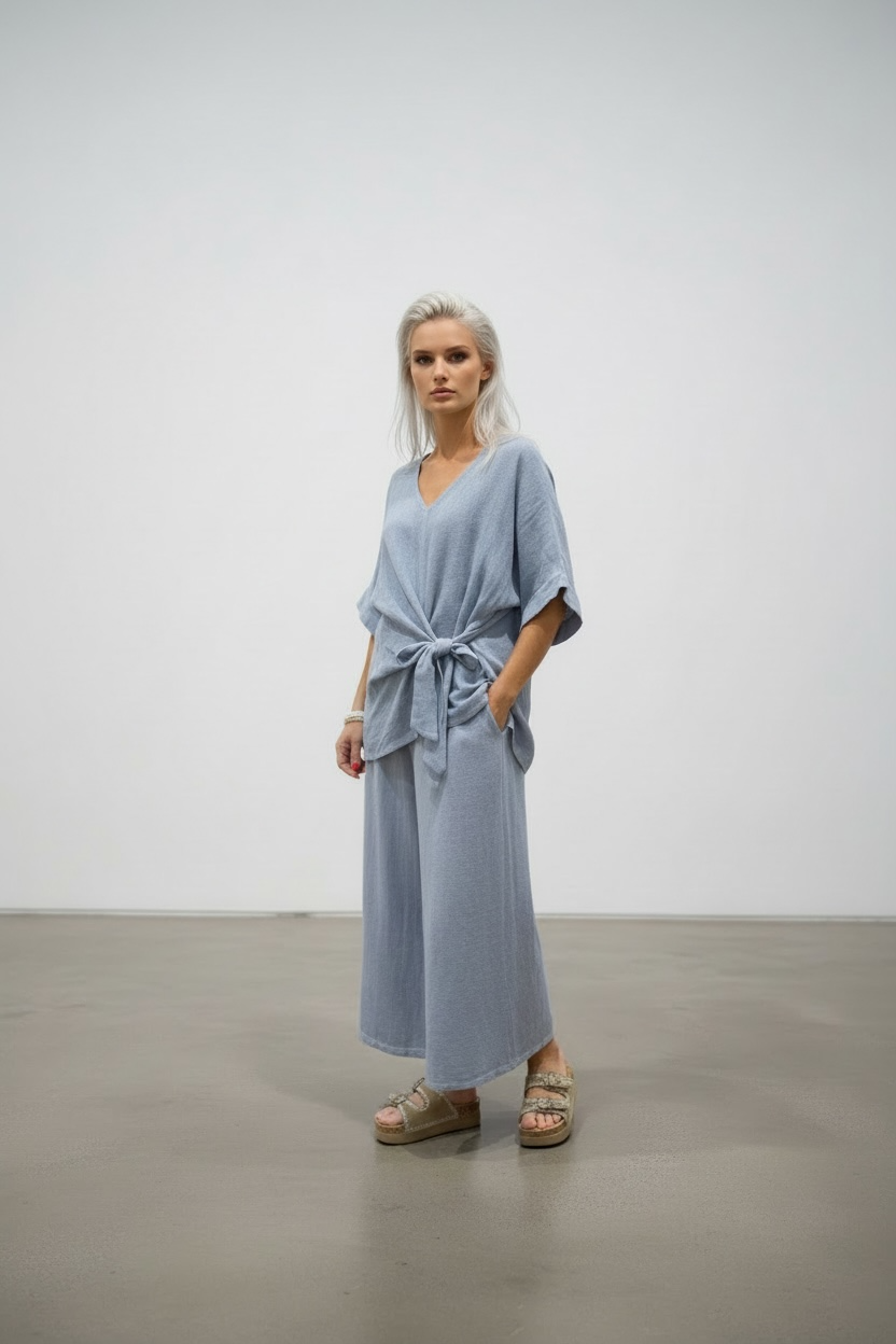 Linen Tie Top