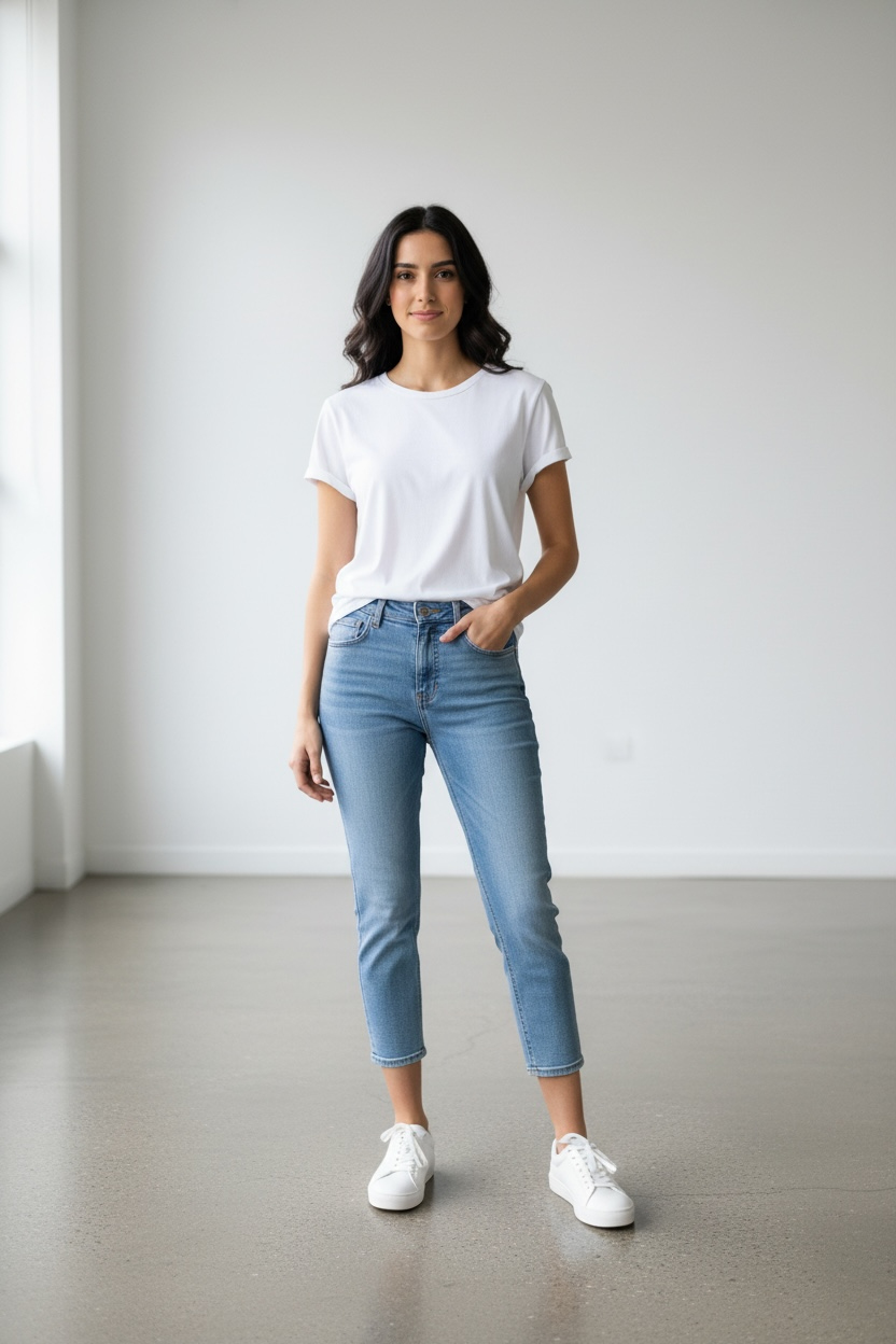Laura Cropped Denim Jean