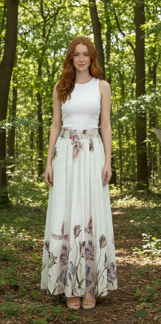 Broderie Anglaise Skirt
