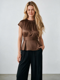 Claudia Satin Top