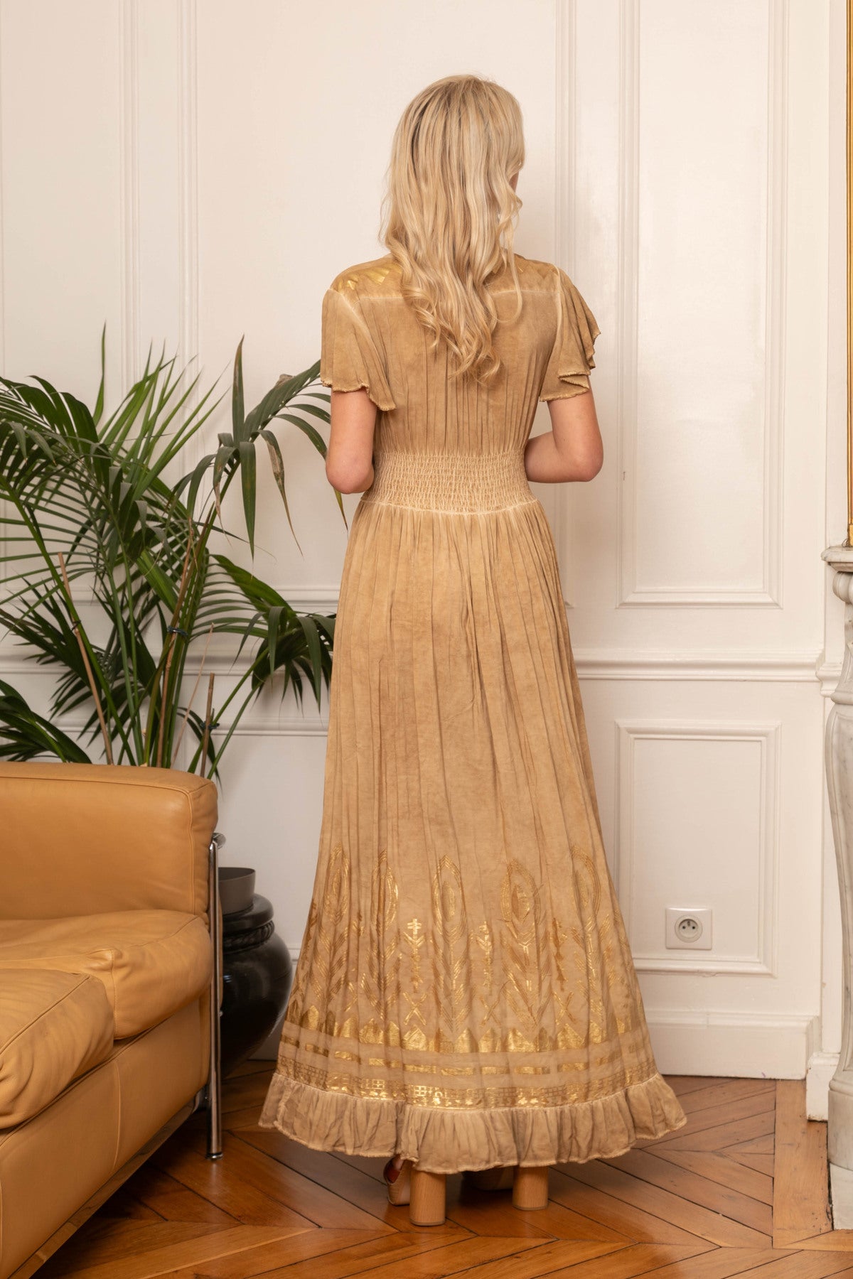 Godess Gold Dress
