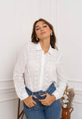 French Cotton Eyelet Shirt