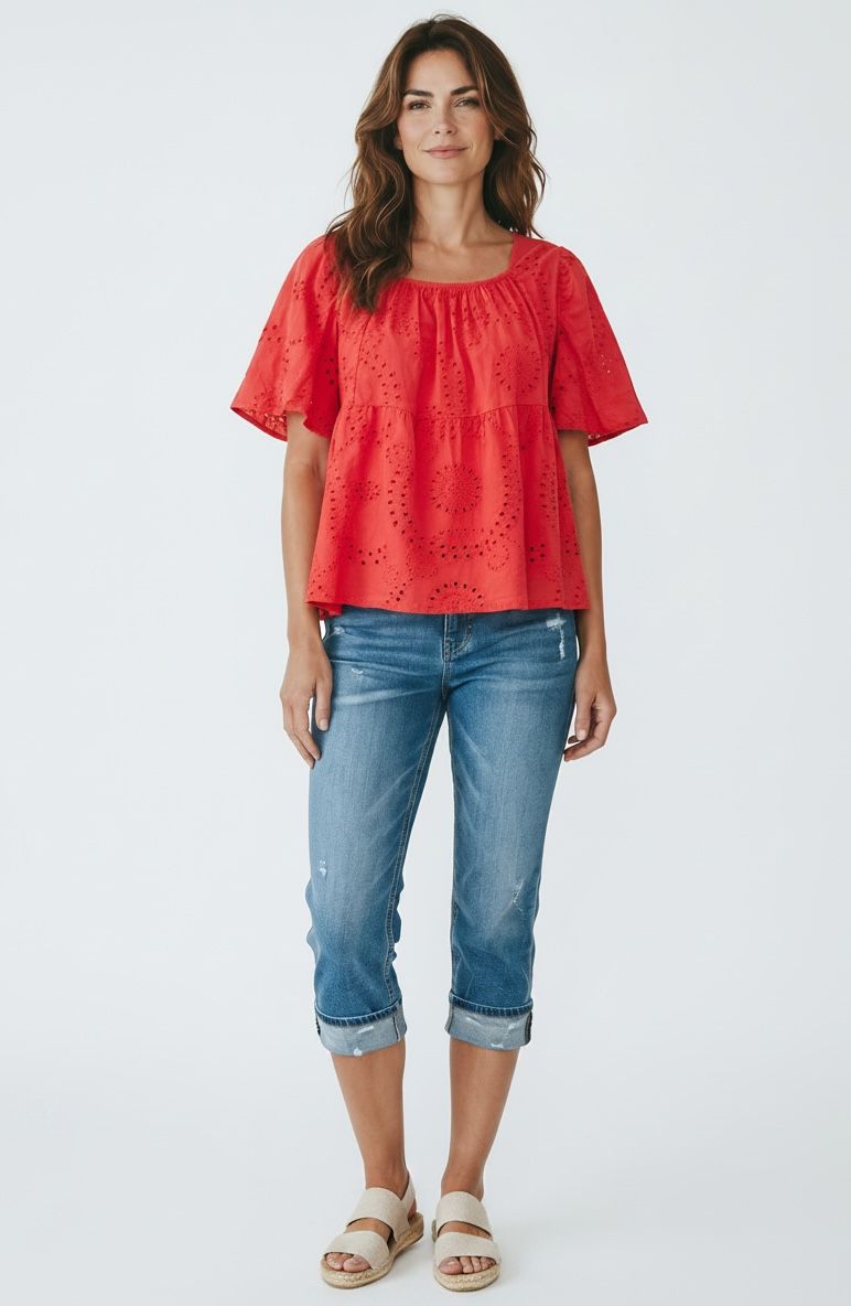 Bella Broderie Anglaise Blouse