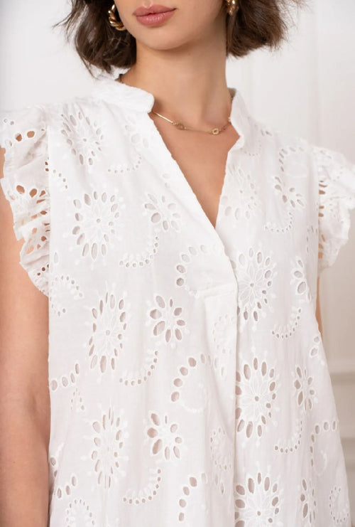 Broderie Anglaise Boho dress