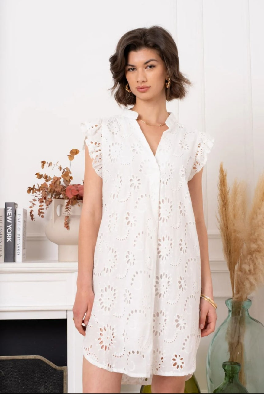 Broderie Anglaise Boho dress