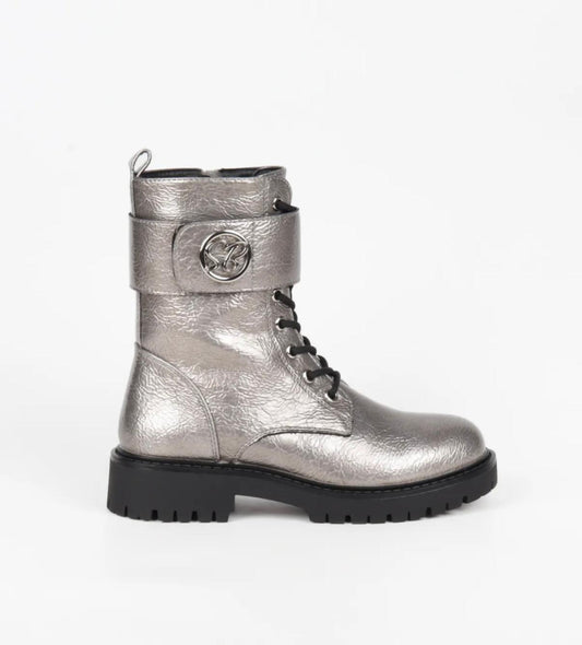 Lizzy Silver Boot